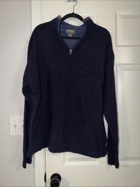 4/$15 Woolrich Men's Quarter-Zip Sweater - Navy